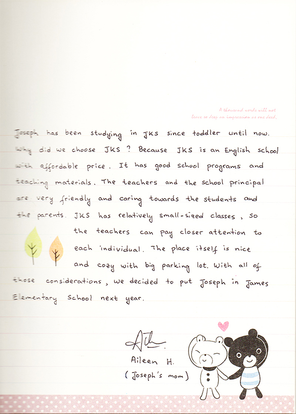 It Has Good School Programs And Teaching Materials